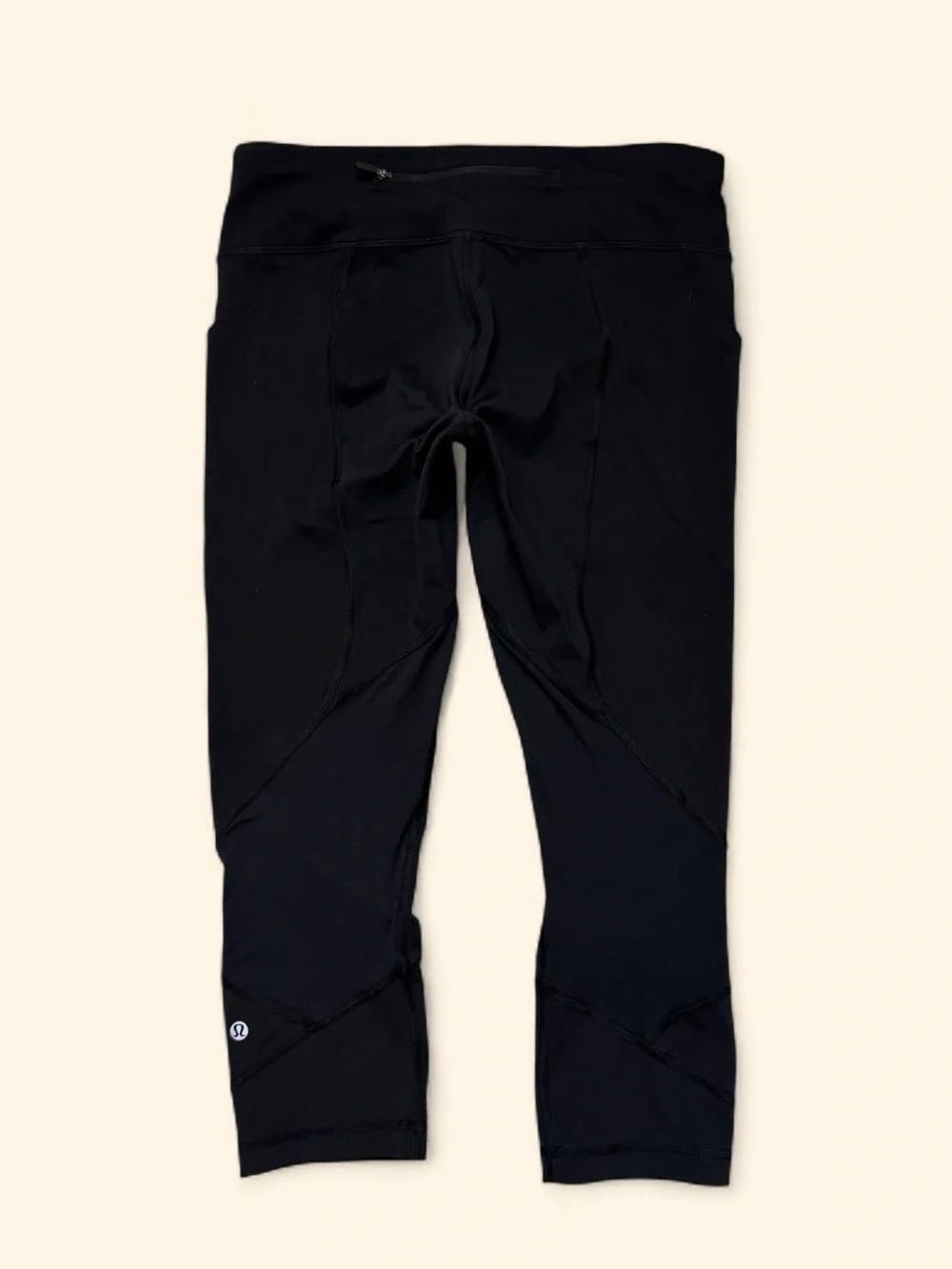lululemon athletica Black Capri Leggings